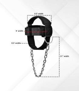 skates sports head harness measurements in 3D view